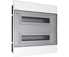 Elektro Plast 2.88 Modulinė įleidžiama skirstomoji įranga 2x18 IP40 SRp-36/2 (N+PE) IK07 skaidrios durys 2.88