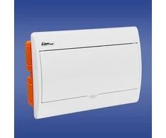 Elektro Plast Electro Plast 8.13 Modulinis kolektorius 1x12 per mažai įdegęs IP40 RP-12/B Fala (N+PE) 8.13