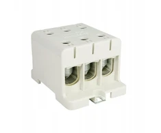 Elektro Plast 48.396 3 polių paskirstymo blokas AL/CU 3x95mm2 pilkas plokščias montavimas ir TH bėgis WLZ35/3x95/s 48.396