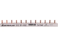Elektro-Plast Dabartinis geležinkelio tipas PIN 3P 10mm2 63A 12 pin ISS10 / 3F / 12 (45.222)