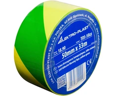 Elektro-Plast Įspėjamoji lipni juosta TOS-5zz 5 cm x 33 m geltonai žalia