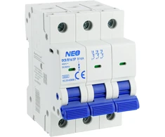 Elektro Plast Viršsrovės jungiklis 3P B 16A 6kA NEO OCB/B16/3P 87.625