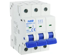 Elektro Plast Viršsrovės jungiklis 3P C 16A 6kA NEO OCB/C16/3P 87.670