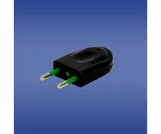 F Elektro WTYCZKA PŁASKA Juoda