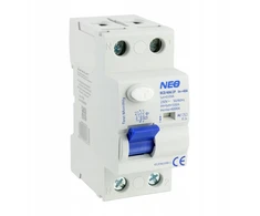 Elektro Plast 87.842 NEO 40A 30mA 2 polių diferencialinis automatinis jungiklis, AC tipo RCD/40A/2P