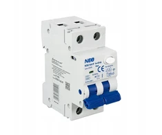 Elektro-Plast Automatinis jungiklis su diferencine apsauga RCBO/16A/2P B16A 30mA 2-polių (1P+N) tipas AC 87.902