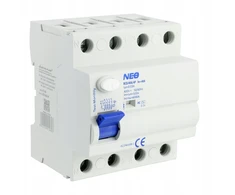 Elektro Plast 87.848 NEO 40A 30mA 4 polių nuotėkio srovės jungiklis, AC tipo, RCD/40A/4P