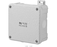 Elektro Plast Nasielsk N/T BOX IP55/65 GLANK 98X98X46 2K Pilkas