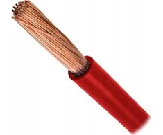 Elektrokabel LgY kabelis 1x2.5 H07V-K raudonas