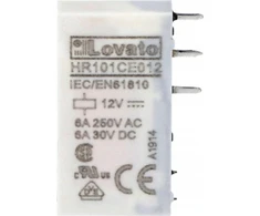 Elektromagnetinės sąsajos relė, 24VDC valdymas, 1C/O, 6A, HR101CE024