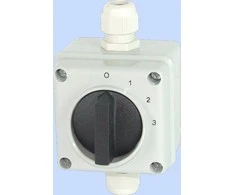 Elektromet cam jungtis 0- 1- 2-3 3P 12A IP65 būsto Arc E12- 63 (921263)