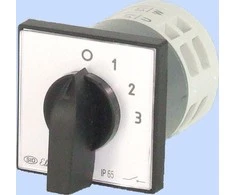 Elektromet kameros jungtis 0-1-2-3 3P 12A IP65 su plokštelE E12- 62 (921262)