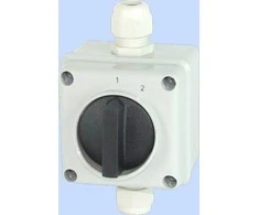 Elektromet Važiuoklės jungtis 1-2 3P 12A IP65 korpuse pagal E12- 11-3 (921290)