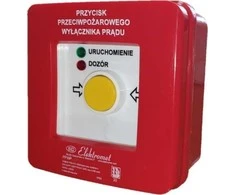 Elektromet 904404 Ugnies mygtukas. n/t 2 srovės keliai NC 12A automatiniai raudoni/žalia diodai 230V AC/230V AC PPWP-3s A/4 904404
