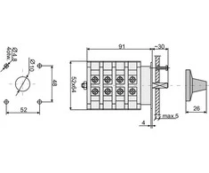 Elektromet Kamera su trikampiu 3P 25A IP44 Bow 25- 21 (922509)