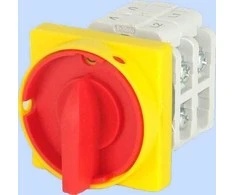 Elektromet kumštelinis jungiklis 0-1 3P 40A, skirtas montuoti skydelyje su priekine plokštele Arc 40-15 IP65 (924058)