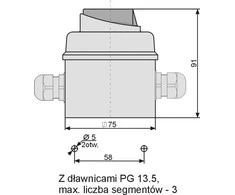 Elektromet L-0-P 3P IP65 Arc E12-43 būsto (921243)