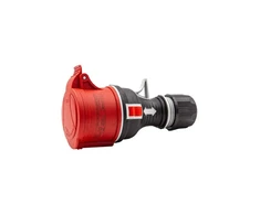 Elektromet Nešiojamas paprastas lizdas GPP 16/5 Premium Juodas (921890)