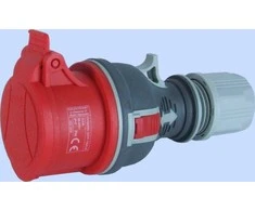 Elektromet Kištukinis lizdas TWIST GPP- 16 / 4 raudonas 16A 400V (921871)