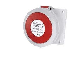 Elektromet Kampinis skydo lizdas 63A/400V 5P IP67 6h 3P+N+Z GTS 63/5 921828