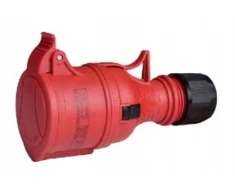 Elektromet Nešiojamas lizdas 16A 5P 400V raudonas TWIST GPP TYPE B 16/5 IP44 921880