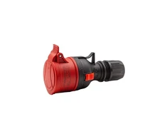Elektromet Nešiojamas paprastas lizdas GPP 32/4 tipas B juodas (921888)