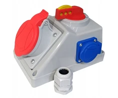 Elektromet Įrengimo rinkinys 0-I 3P+N+Z, 2 x 2P+Z IP54 C32-18.2N 974061