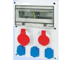 Elektromet Construction skirstomieji įrenginiai 12 modulių 1x16A 5P 400V, 1x32A 5P 400V, 3x16A 2P+Z RSE-04 IP54 (942091)
