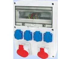 Elektromet Statybų skirstomasis skydas 14 modulių 1x16A 5P 400V, 1x32A 5P 400V, 4x16A 2P + Z RSE- 05 IP54 (942101)