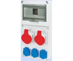Elektromet RSE- 03 8 moduliai kaboti 2x32A 3P + N + Z 400V, 3x16A 2P + Z 250V IP54 (942082)