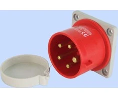 Elektromet Tiesios raudonos materijos kištukas 32A 400V IP44 (922035)