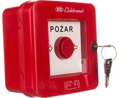 Elektromet Rankinė priešgaisrinė signalizacija su užraktu 2Z 2R 12A IP55 WPZ-4s 921462
