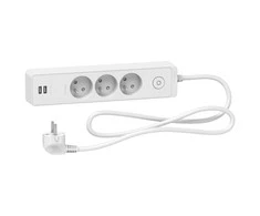 Galios juosta Schneider Electric Viršįtampis 3 lizdai 1,5 m (ST933U1W)