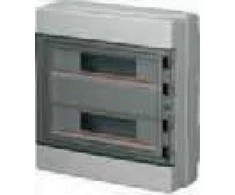Elettrocanali Modulinis skirstomasis skydas 2x18 n/t, be halogenų, pernešamos durys, IP65, N+PE bėgelis, pilka 1000V AC 1500V DC PV UV 400x400x140, EC62036E