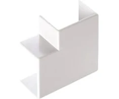 Elettrocanali ECAP6040B Narożnik do kanałów kablowych płaski AP 60x40 balta ECAP6040B