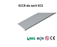 Elettrocanali ECCR120G Dangtelis šukų loveliui ECS serijai, plotis 120 mm / 2 m/ ECCR120G