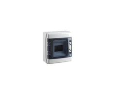 „Elettrocanali” modulinė skirstomoji dėžutė 1x6 Ecology* IP65 ABS (1500V DC) PE+N (CDN6PT/RR)