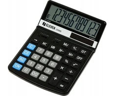 Eleven Calculator ELEVEN Office skaičiuoklė su reguliuojamu ekrano kampu TLT2348 juoda