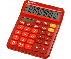 Eleven ELEVEN Calculator Raudonas biuro skaičiuotuvas, ryškiai raudoni skaičių mygtukai, CDC110RD