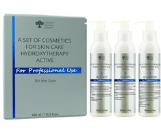 Elfa Pharm Žalias Pharm Cosmetic Hidroksiterapijos aktyvios odos priežiūros rinkinys 450ml