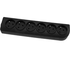 Elgotech GN- 60 ACID 6X Z / U ROUND 16A BLAKK - GN- 60-2