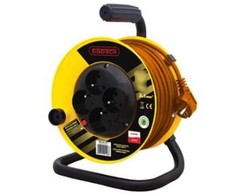 „Elgotech Drum“ ilgintuvo laidas, 4 lizdai be 25 m /OMY 3x1,5/ mažas būgnas (PZB1-40-25Y)
