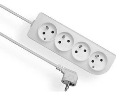 Elgotech CLASSIC 4- lizdas plėtiklis nuo 1.5m / OMY 3x1.5 / juoda PSN-401.5-1.5-2