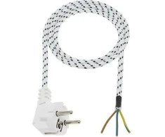 Elgotech Jungiamasis kabelis su PP-1 kištuku / lygintuvu / medvilne 1.8m (PGZ)