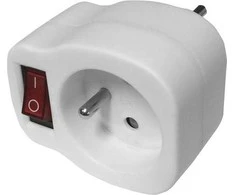 Elgotech 1 lizdo su jungikliu skirstytuvas su jungtimi RC-10W