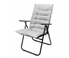 PLATINET MATRESS PAD FOR CAMPING CHAIR NAKŁADKA NA Kėdė CAMPINGOWE 105X50X6 CM Pilkas 46141