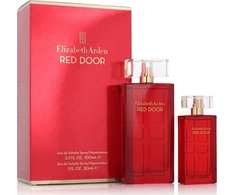 Elizabeth Arden Raudona Door rinkinys: tualetinis vanduo purškiklis 100 ml + tualetinis vanduo purškiklis 30 ml