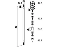 Elko-Bis Uziom pilnas fi20 cinkuotas 3m (2x1.5m) ELKONOMIC 41.10.1 B OG - 94181002