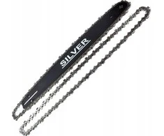 Silver Tools Sidabrinis Tools Grandininio pjūklo pjovimo juosta su dviem grandinėmis 3/8, 14'' ,050, 50 narelių.