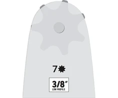 NAC Grandininio pjūklo pjovimo juosta Oregon 188PXBK095; 18''; 45 cm; .325''; 72; 1,5 mm
